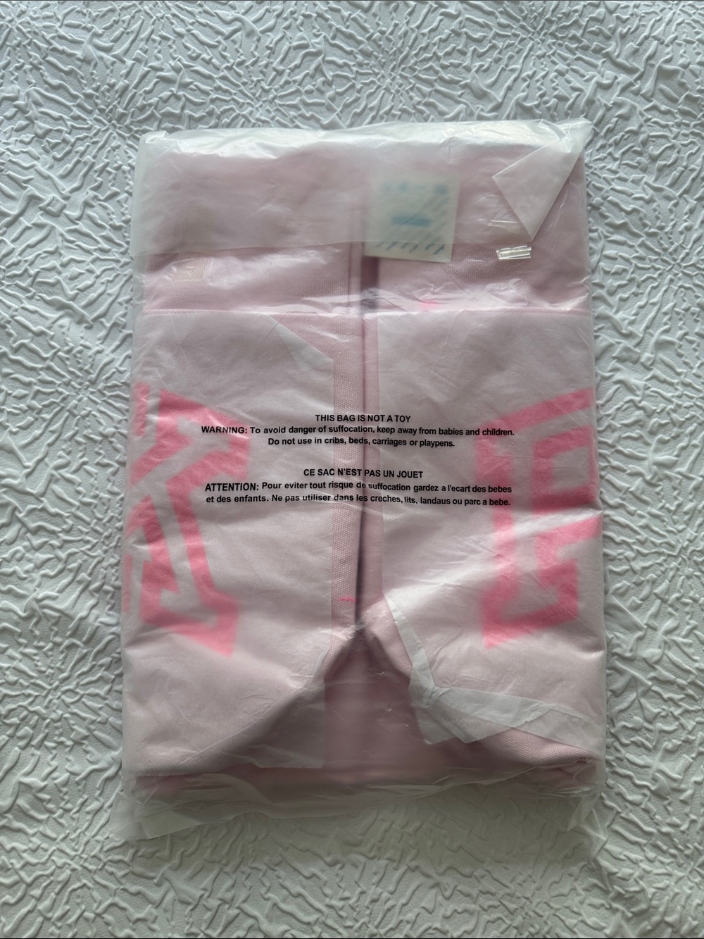 Victoria's Secret PINK Tote Bag Pink Canvas - Picture 3 of 3